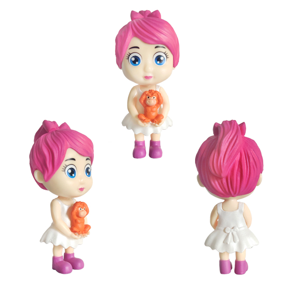 Baby Girl Plastic Collection Παιχνίδια με αξεσουάρ μαϊμού