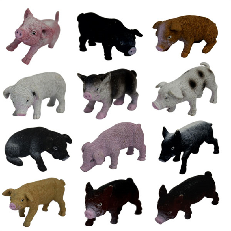 Brinquedos personalizados WJ 0200 Animal de fazenda de plástico Figura 6