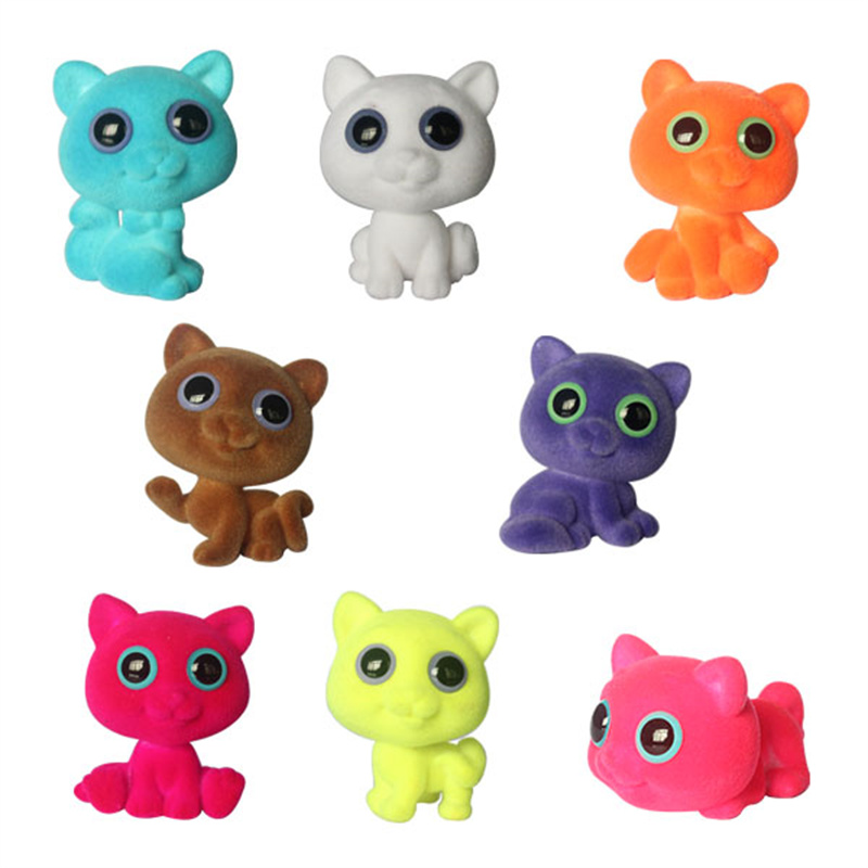 Flocked Cats WJ4001 WJ4002 WJ40033