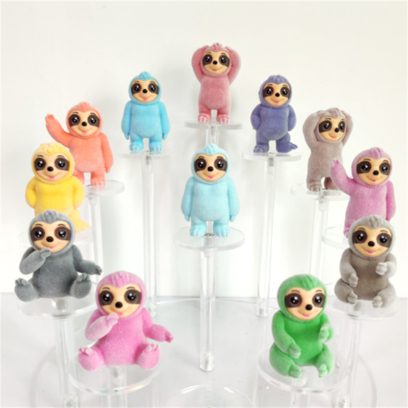 Lazy Sloth - Venda por xunto de pequenos xoguetes de plástico Wj00108