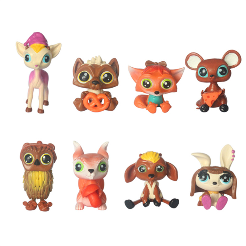 Plastic Forest Animal Set WJ0160 ສໍາລັບ Kids1