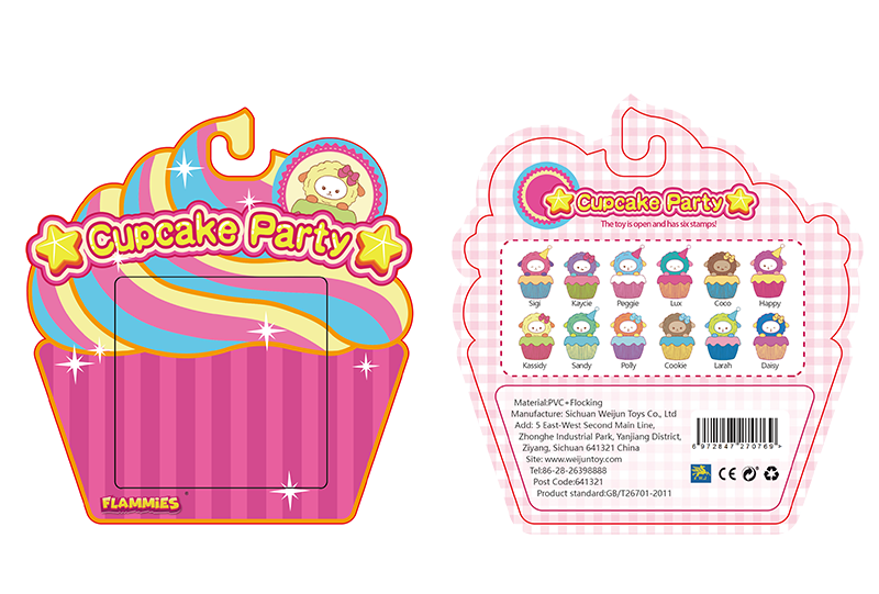 In sarcina WJ9907-Cupcake Party figurarum