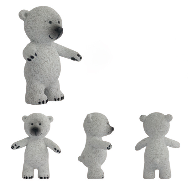 WJ 0042 Polar Bear-Plastic PVC figurine Weijun Factory ODM toys (2)