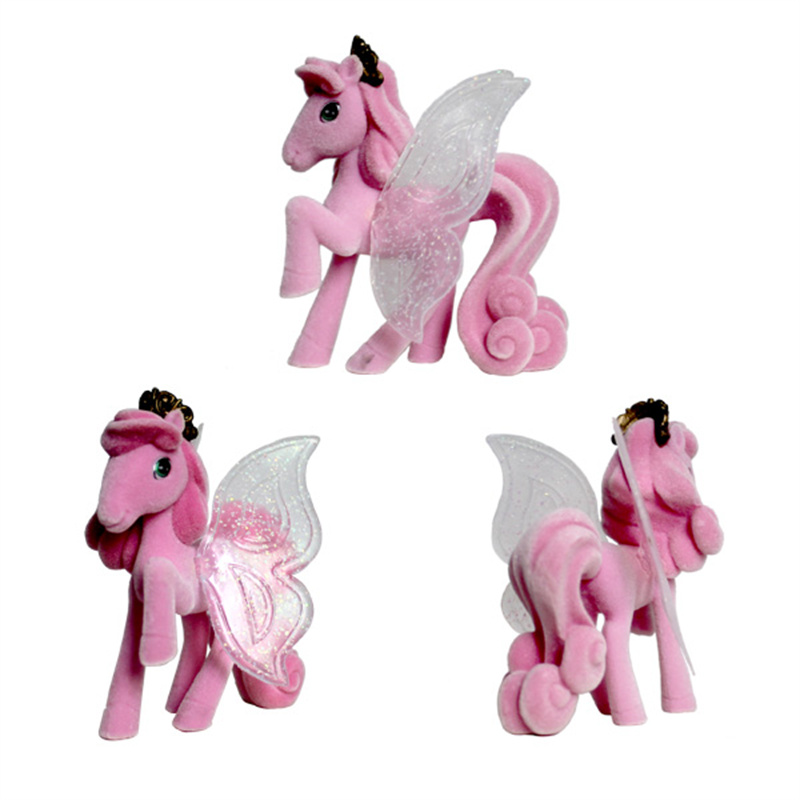 Elegant Butterfly Pony Wearing A Crown Plastic Min2