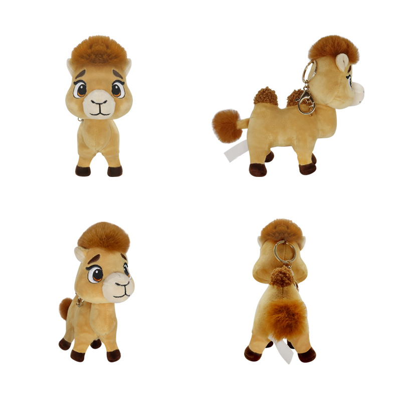 plush camel toy keychain