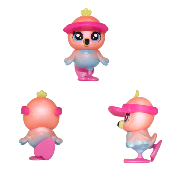 Flammies – 18 Pcs Plastic PVC Flamingo Figures Collection - Image 2
