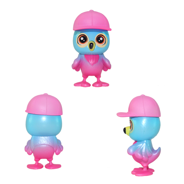 Flammies – 18 Pcs Plastic PVC Flamingo Figures Collection - Image 3