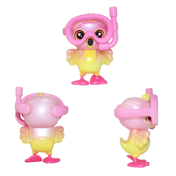Flammies – 18 Pcs Plastic PVC Flamingo Figures Collection - Image 4