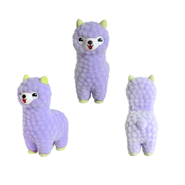 13 Pcs Flocked Mini Cartoon Llama Figure Toy Collection - Image 6