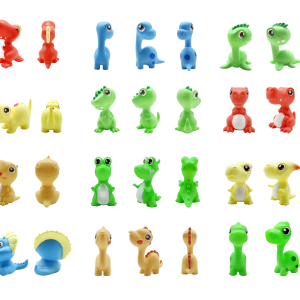 colorful little dinosaur figures