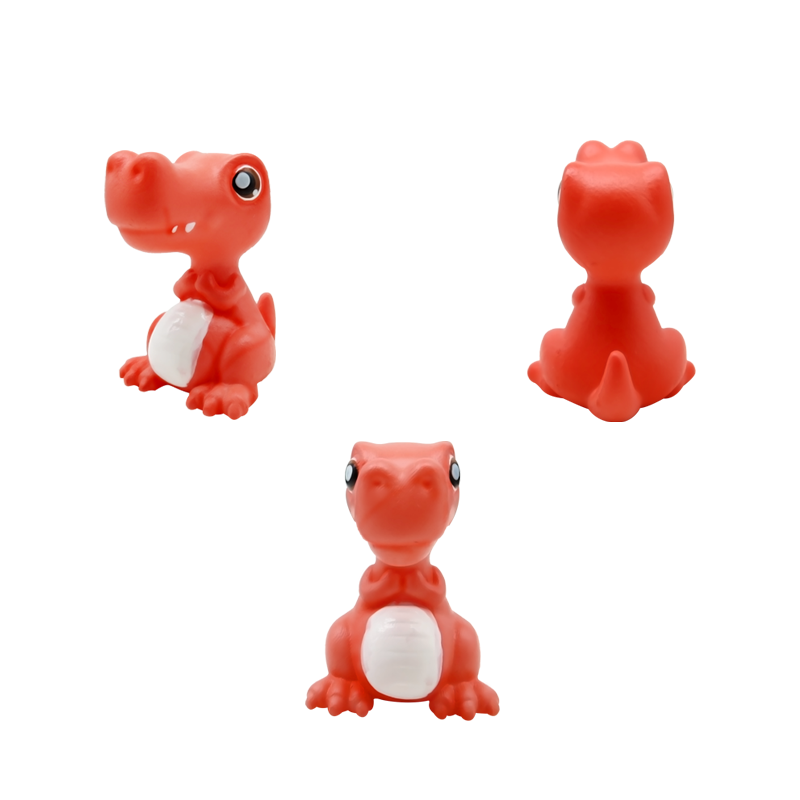 colorful little dinosaur figures