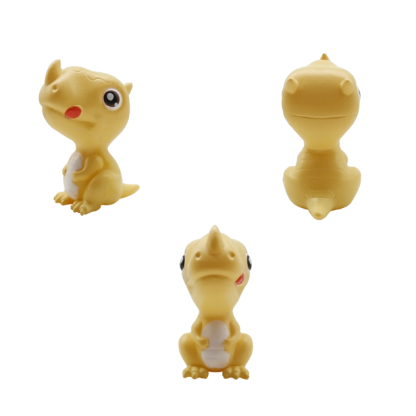 colorful little dinosaur figures