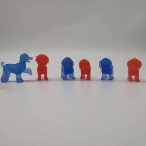 crystal puppy dog figures