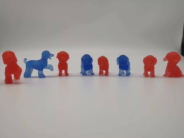 crystal puppy dog figures