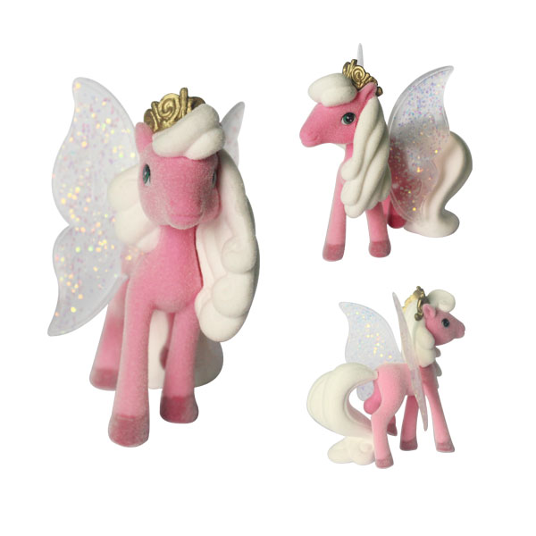 delicate butterfly horse figures