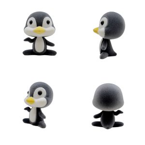 flocked animal figures