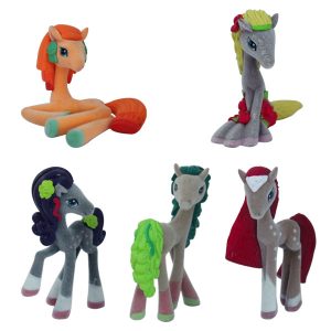 flocked deer figure collection