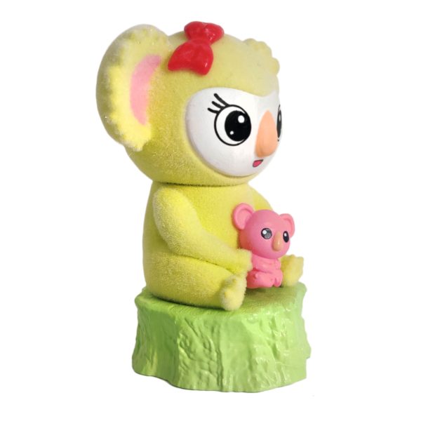 flocked koala figures