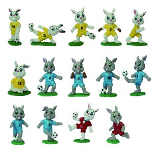 football rabbit figures