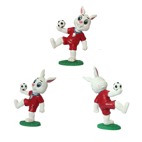 football rabbit figures