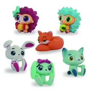 fox hedgehog rabbit figure