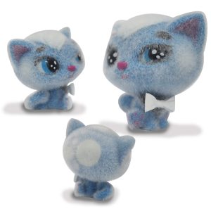 fuzzy bambi eye kitten figures