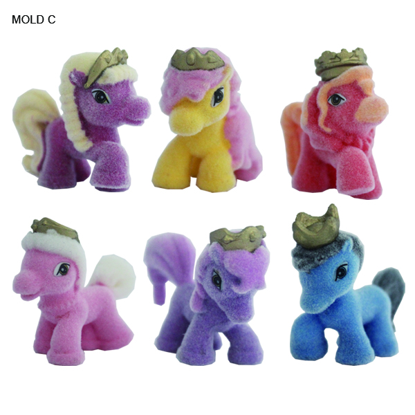 fuzzy little pony figures
