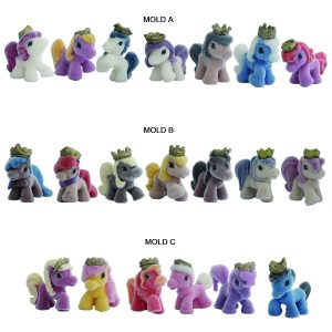 fuzzy little pony figures