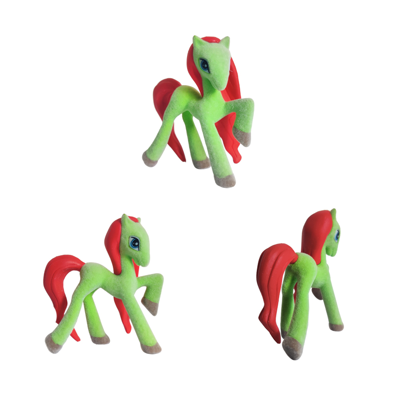 flocking hipster pony figures