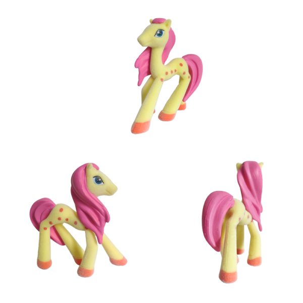 6 Pcs Flocking Hipster Pony Toy Collection - Image 7