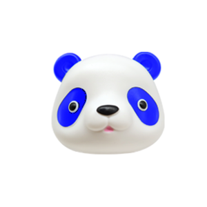 panda fridge magnet figures