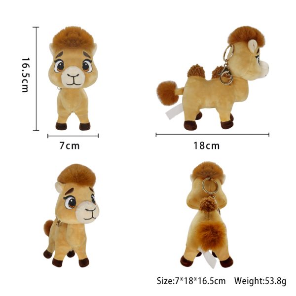 Plush Camel Keychain Toy - Image 3