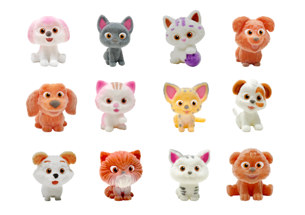 puppy and kitten figures