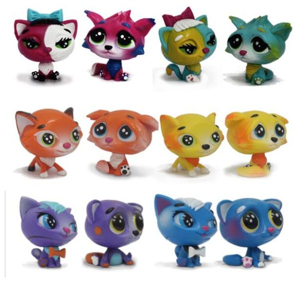 pvc cat figure collection