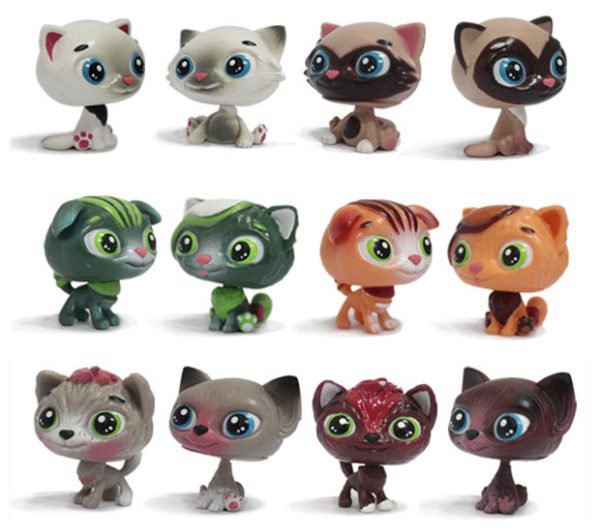 pvc naughty kitten figures
