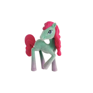 rainbow gradient horse figure
