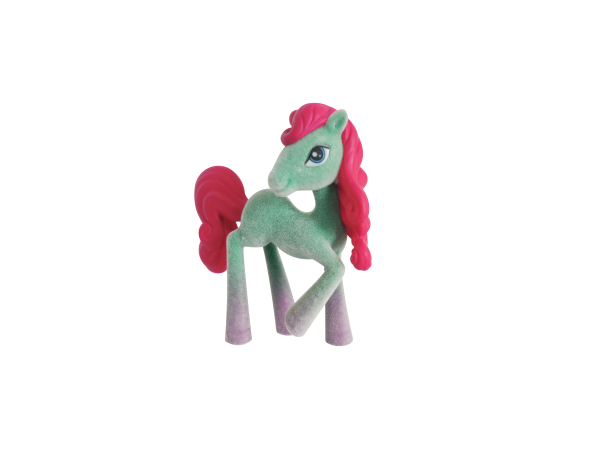 rainbow gradient horse figure
