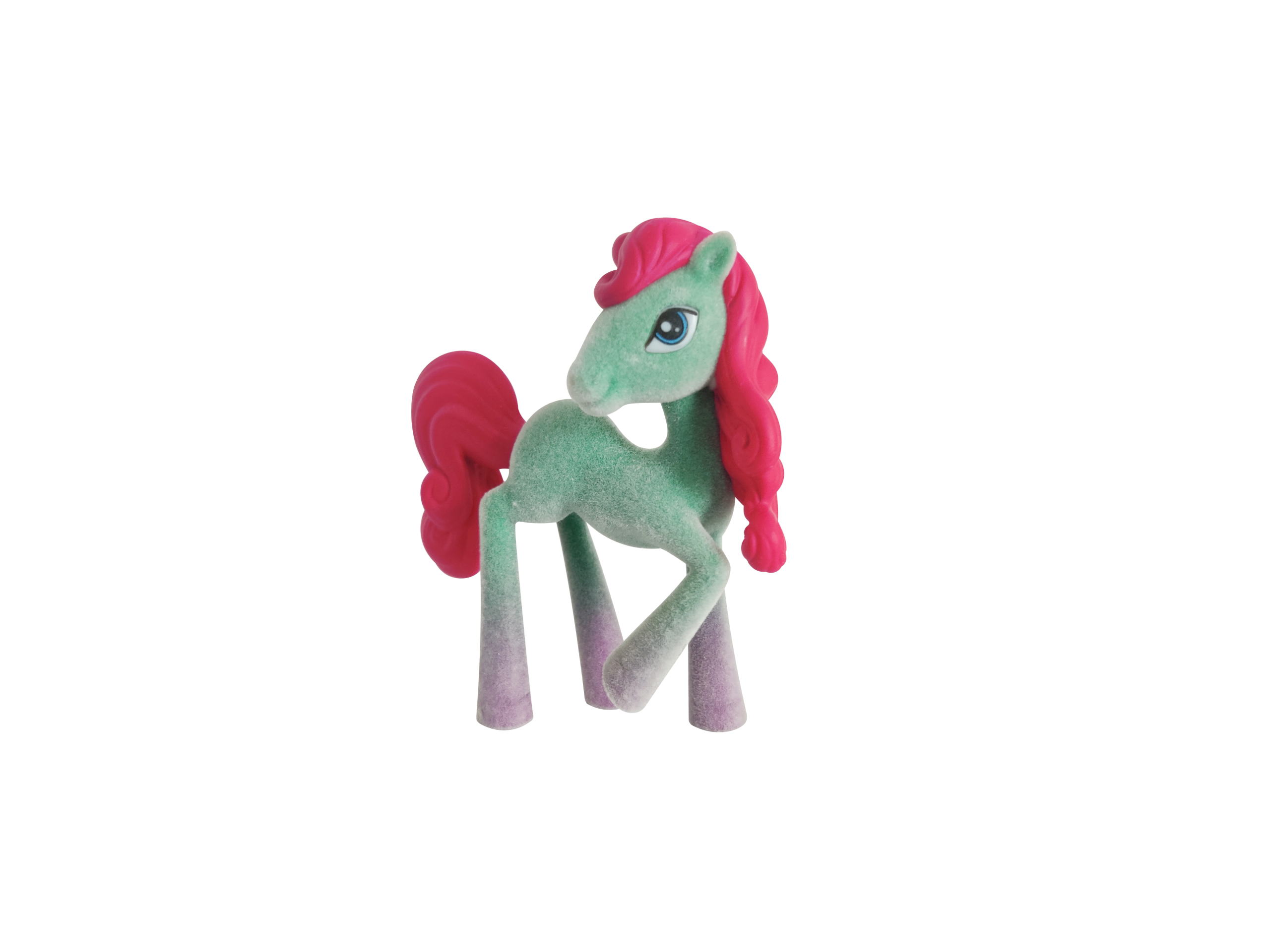 rainbow gradient horse figure
