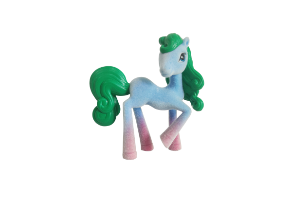 rainbow gradient horse figure