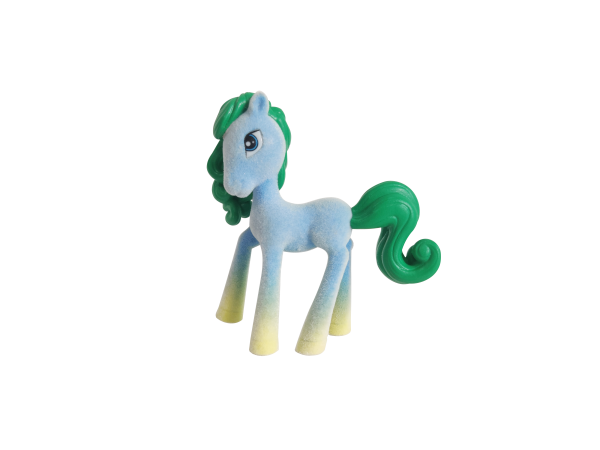 rainbow gradient horse figure