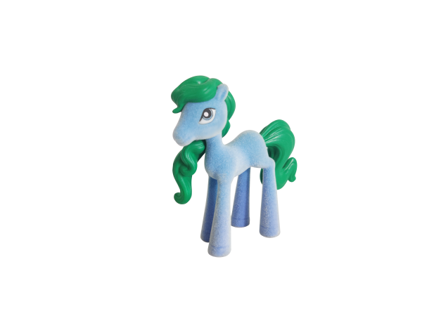 rainbow gradient horse figure