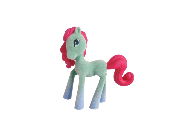 rainbow gradient horse figure