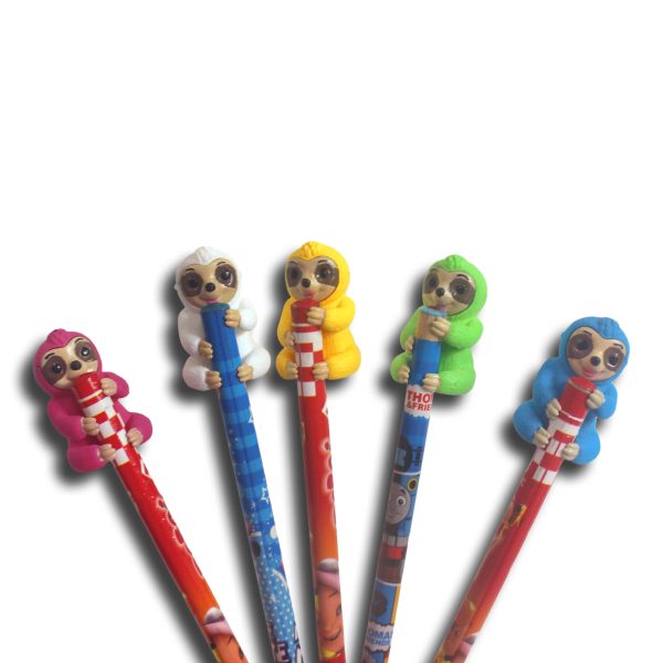 sloth figure pencil topper