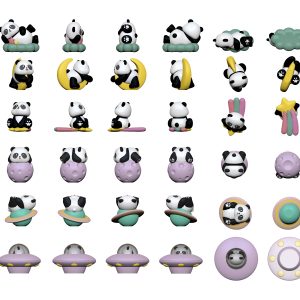 space panda figure