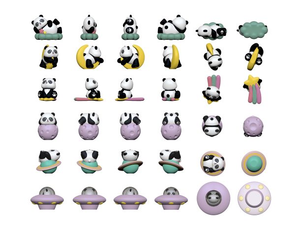 space panda figure