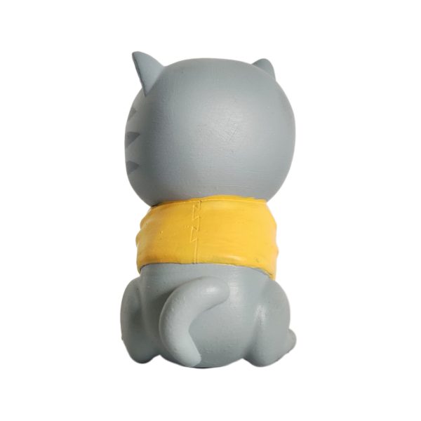 6 Pcs Flocked Cat Toys Cartoon Cat Figure Fuzzy Sweet Cat - Image 2