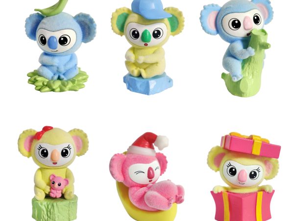 flocked koala figures